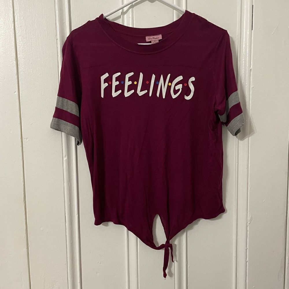 Miss Popular FEELINGS shirt 